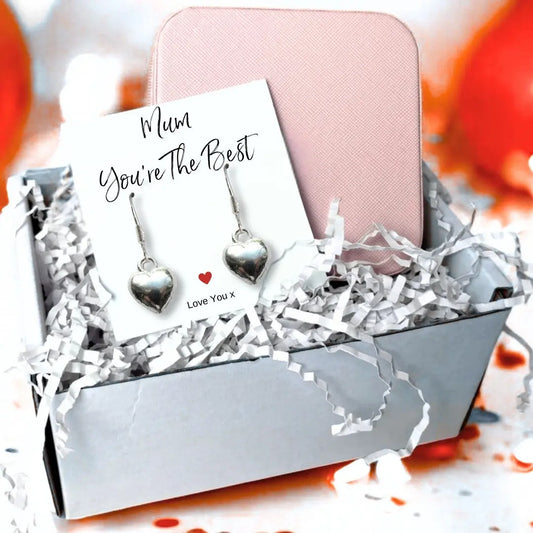 Personalised Mum You're The Best Earring Jewellery Box Gift Aye Do Gifts