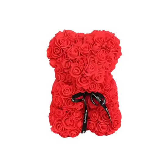Rose Bear Artificial Foam Flowers for Gifts OBA