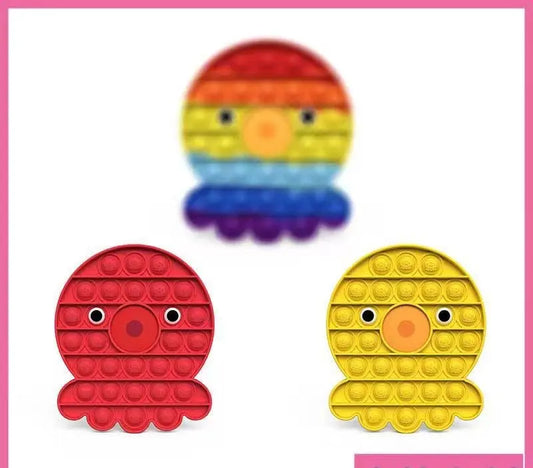 Beautiful Push Pop Fidget Sensory Toy- Octopus Collection PAWSOME PETS