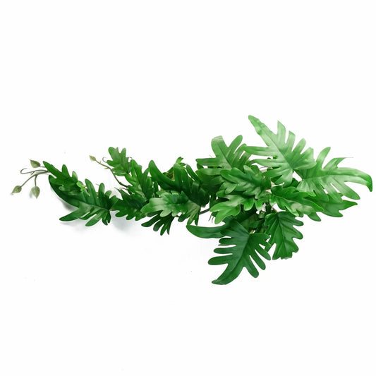 50cm Artificial Trailing Philodendron Large Leaf Plant Realistic Leaf Design