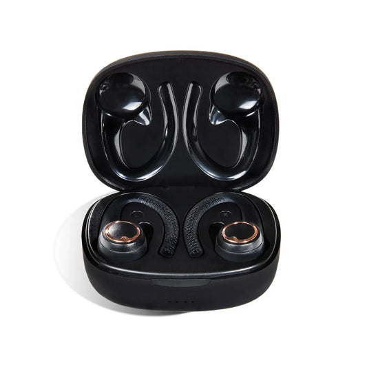 AIR Active 2.0 Matte Black Rose Gold Sport Earbuds (In Ear Wireless Headphones) Friendie Audio Pty Ltd
