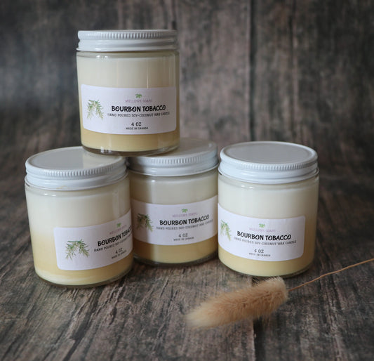 Bourbon Tobacco Candles Mellow5 Soaps