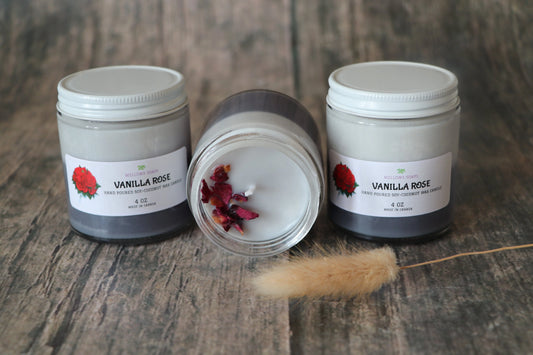 Vanilla Rose Candles Mellow5 Soaps