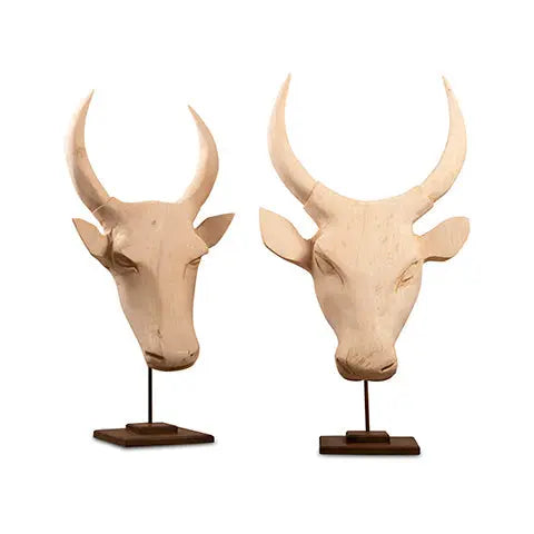 Nguni Head on stand | Natural Luangisa African Gallery