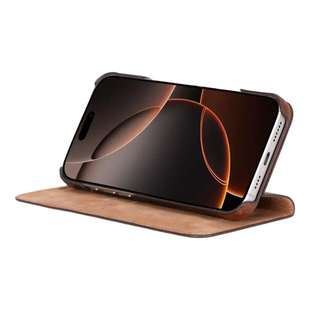 Decatur Leather iPhone 16 Pro Max Folio Case TORONATA