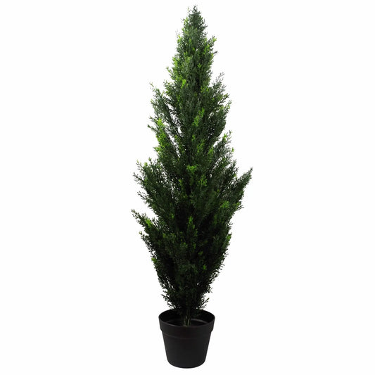 Cypress UV Cedar Topiary Tree Artificial 120cm Plant Leaf Design