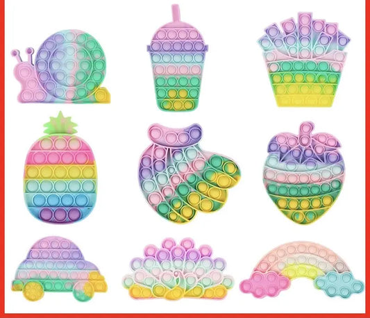 Jumbo Push Pop Fidget  Sensory - Foodie World collection PAWSOME PETS