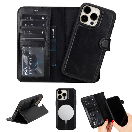 Casper Leather iPhone 15 Series Wallet Case TORONATA