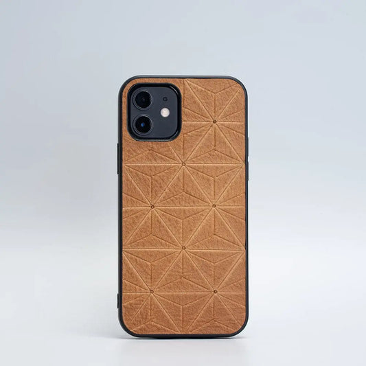 Leather Case for iPhone 12 - Geometric Flower Geometric Goods