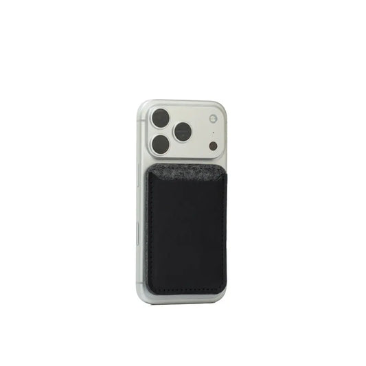 Leather Wallet compatible with MagSafe - Merino Geometric Goods