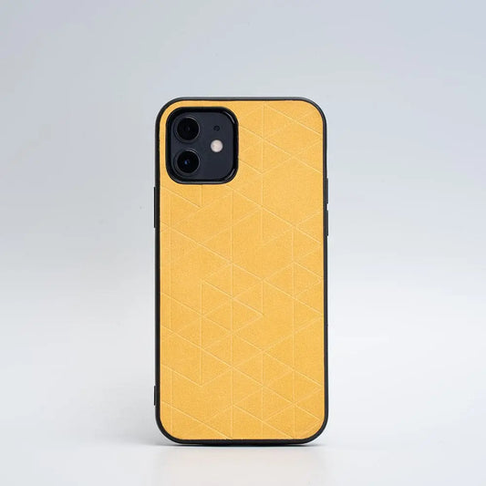 Leather case for iPhone 12 Series - Vectors Geometric Goods
